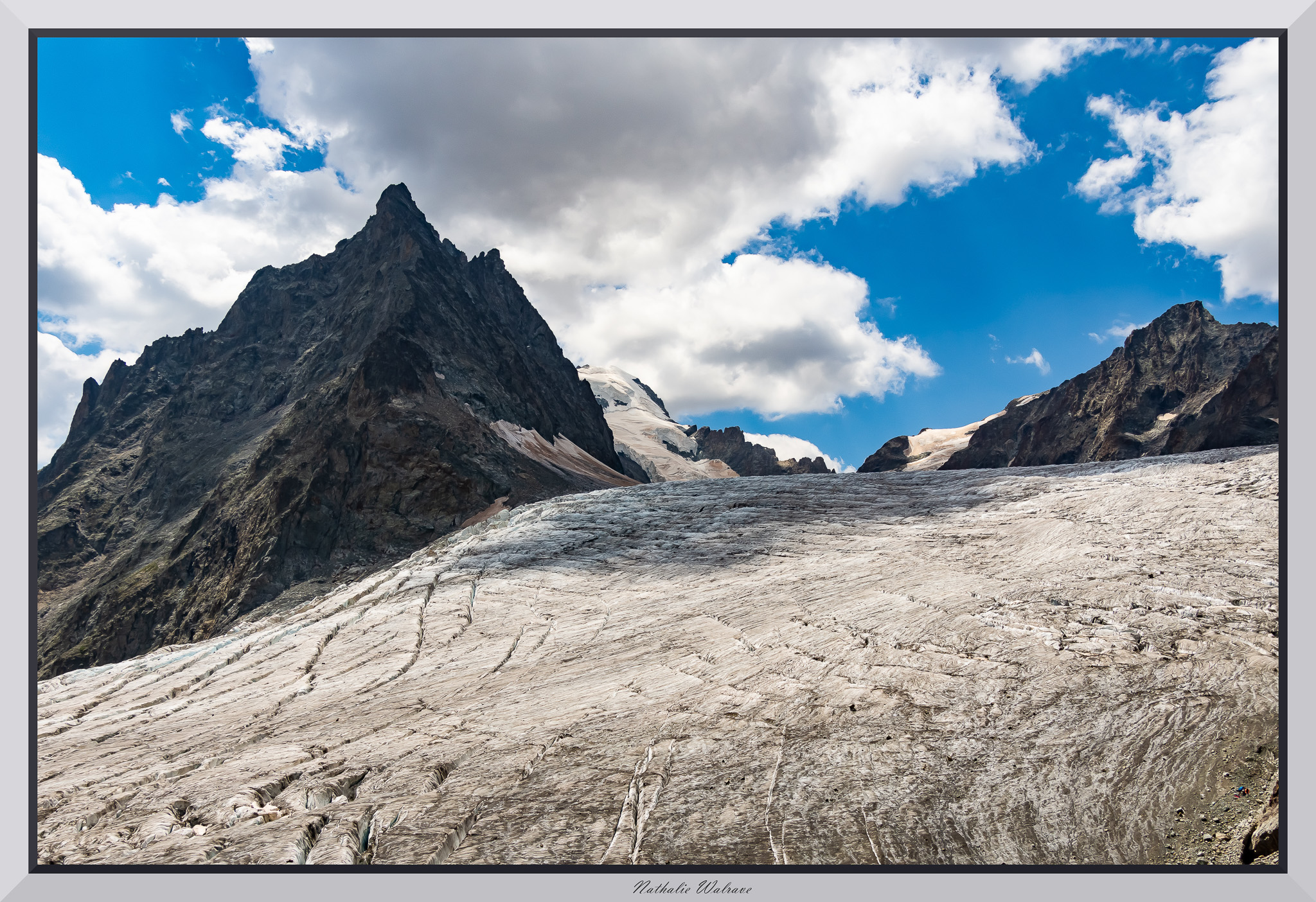 Sur le chemin vers le glacier blanc